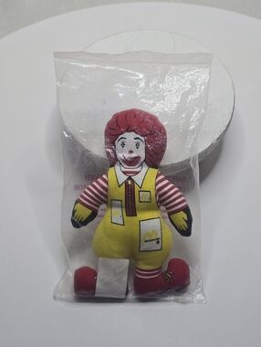 Vintage Ronald Mcdonald Small Plush Toy Happy Meal Toy [ Read Details ]